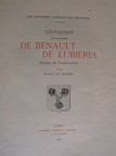 Généalogie de la maison de Benault de Lubières